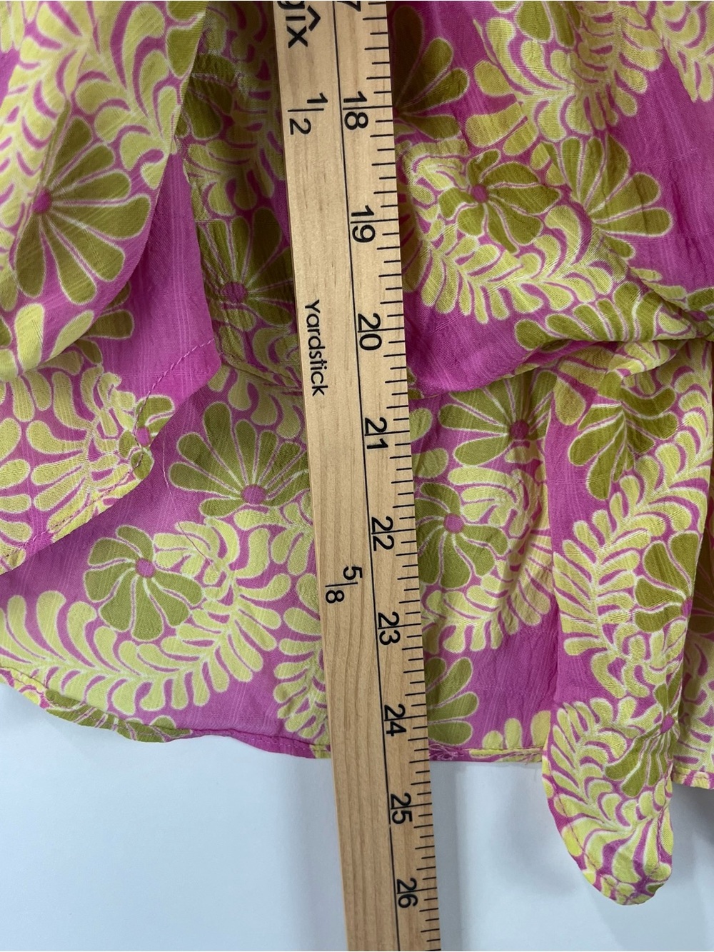 Rose + Olive Relaxed Fit Tie Front Boho Blouse M - Picture 8 of 9